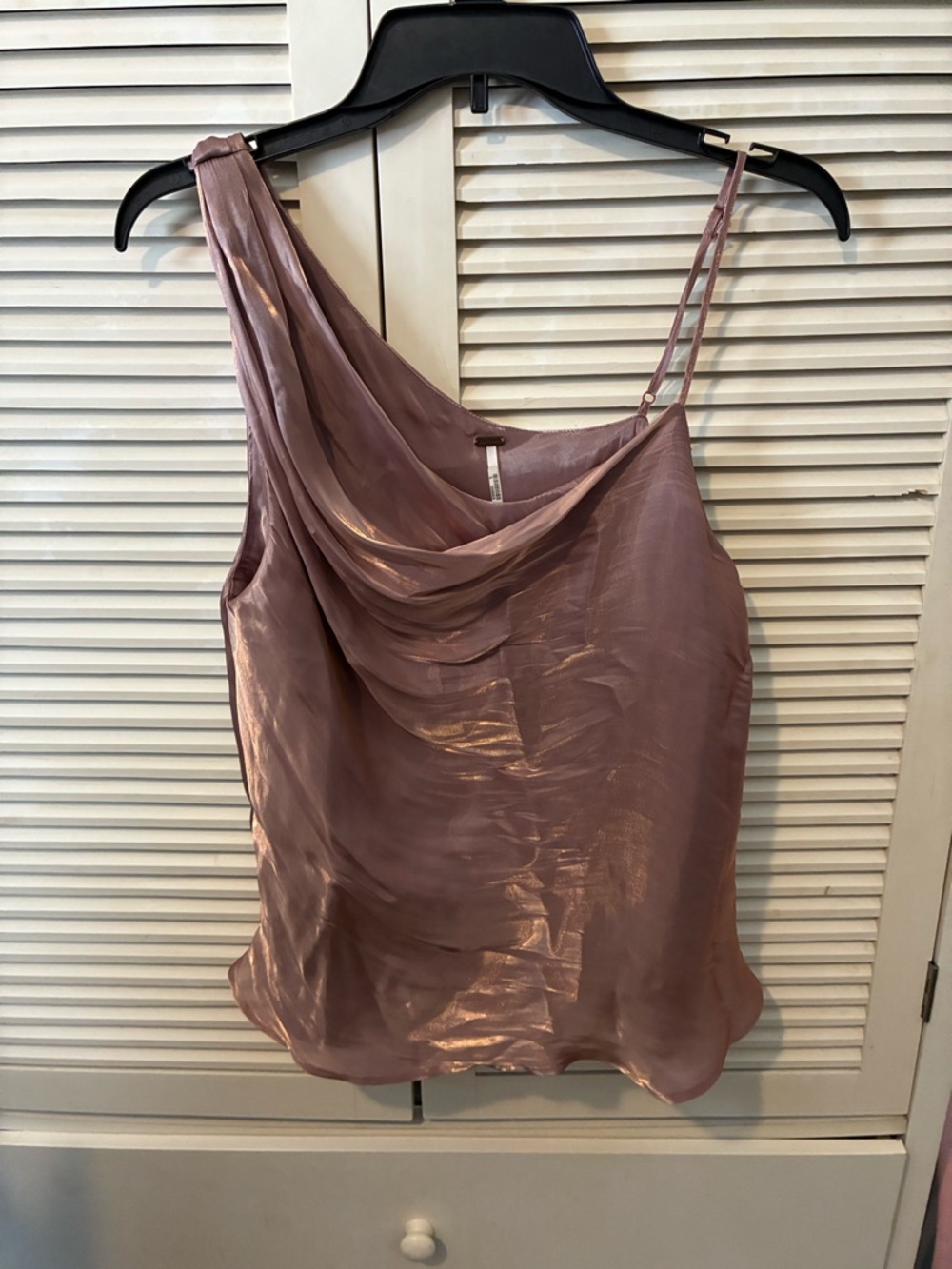 Free People Shimmery Mauve Tank